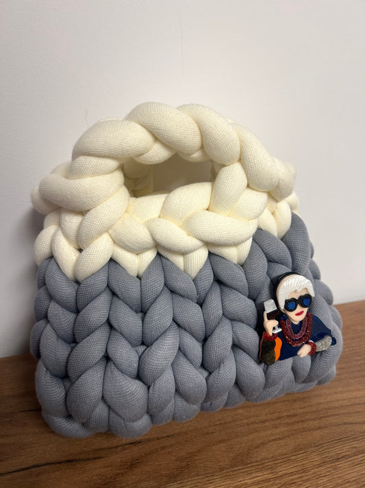 Chunky knit bag